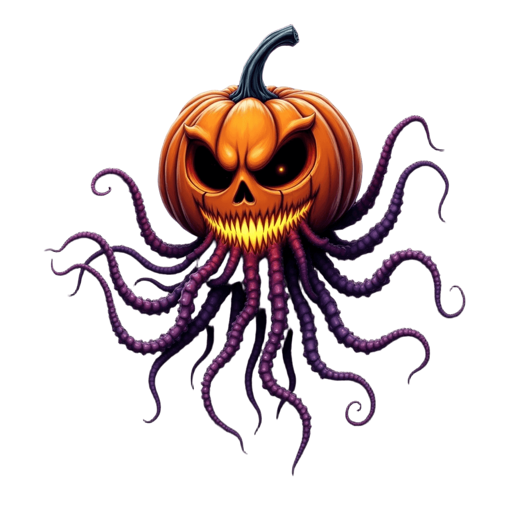 Jack O Lantern with Tentacles