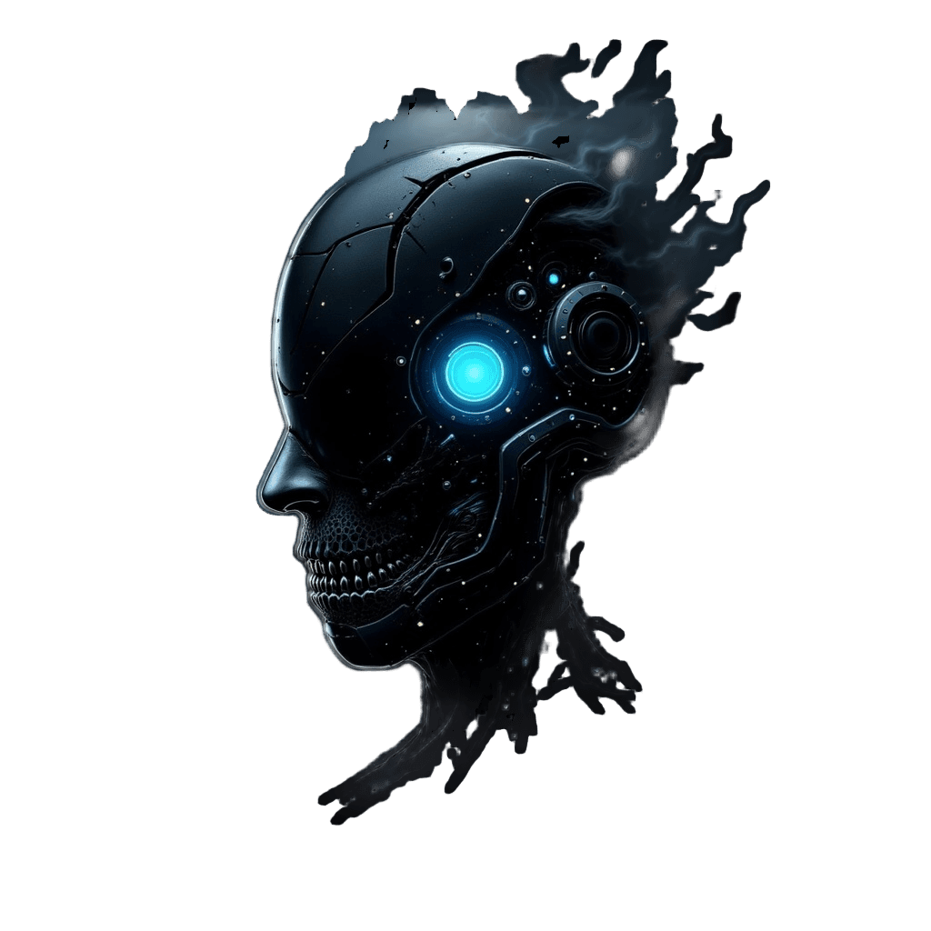 Baseball Skull with Crossed Bats and Flames