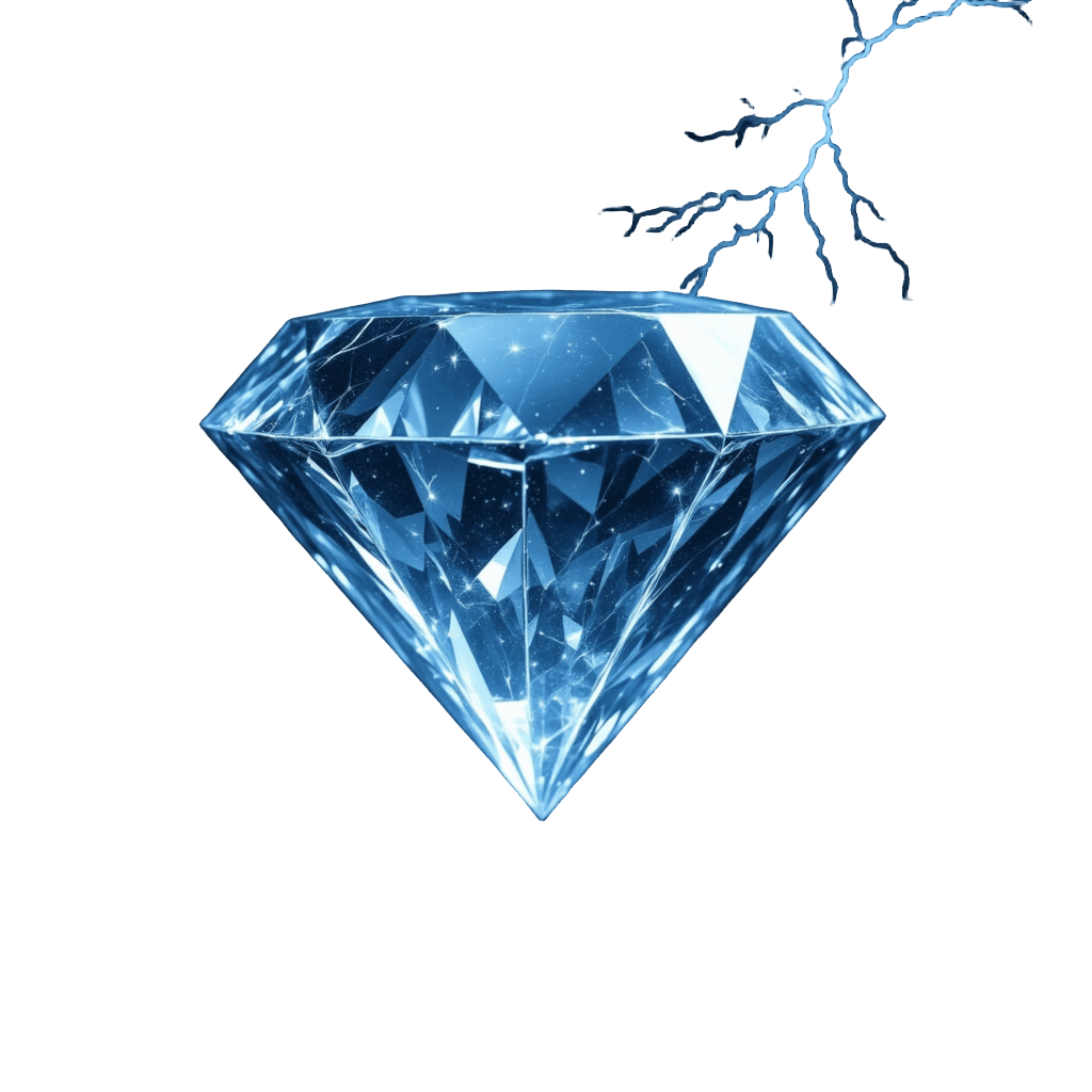Diamond Forming Under Extreme Pressure with Lightning