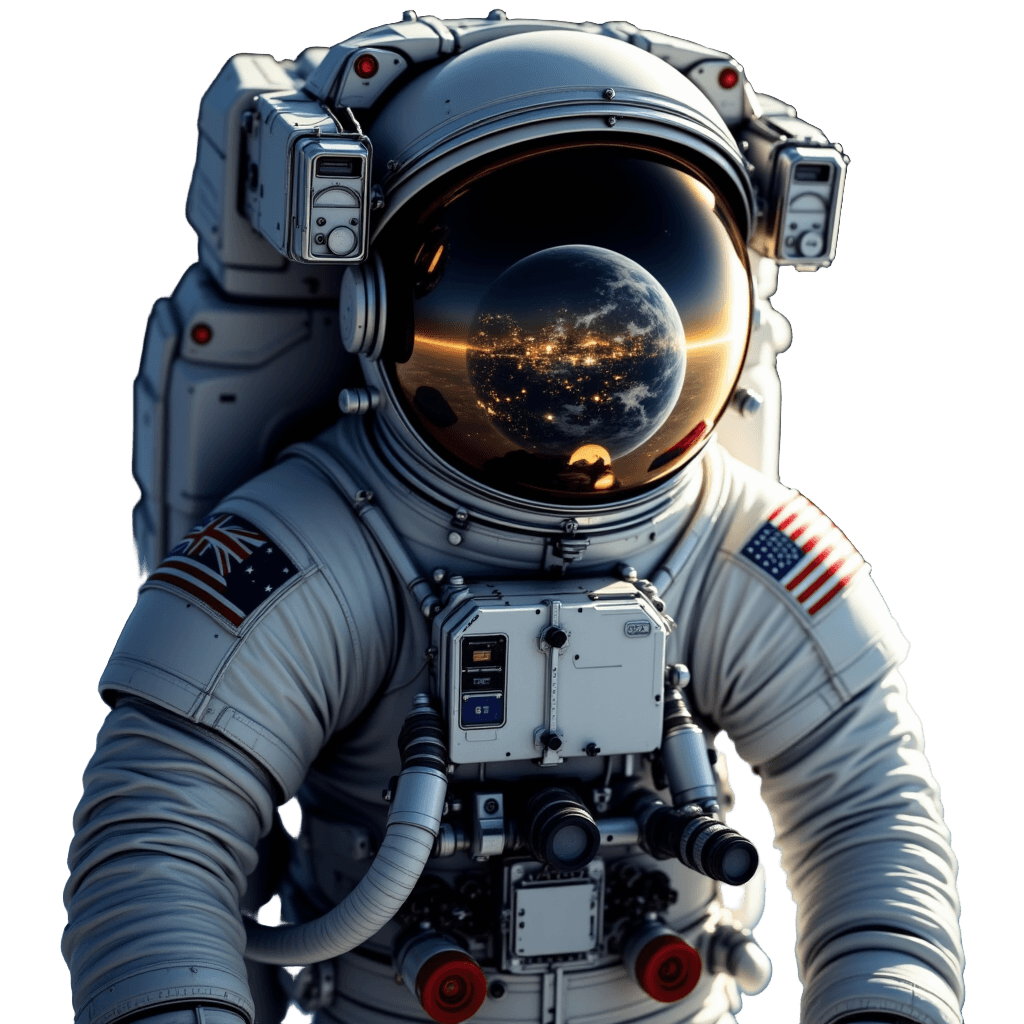 Spacewalk Earth Visor