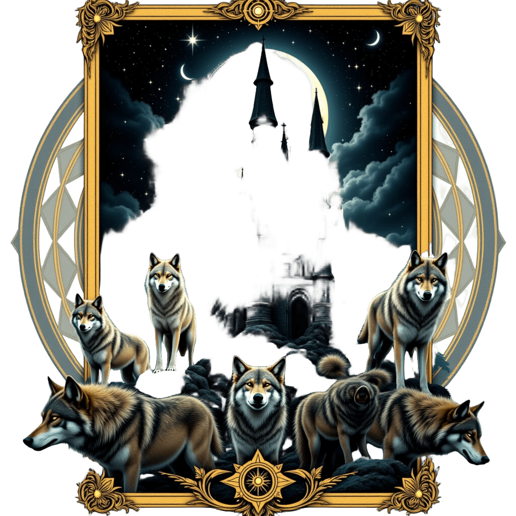 Tarot Moon Wolves