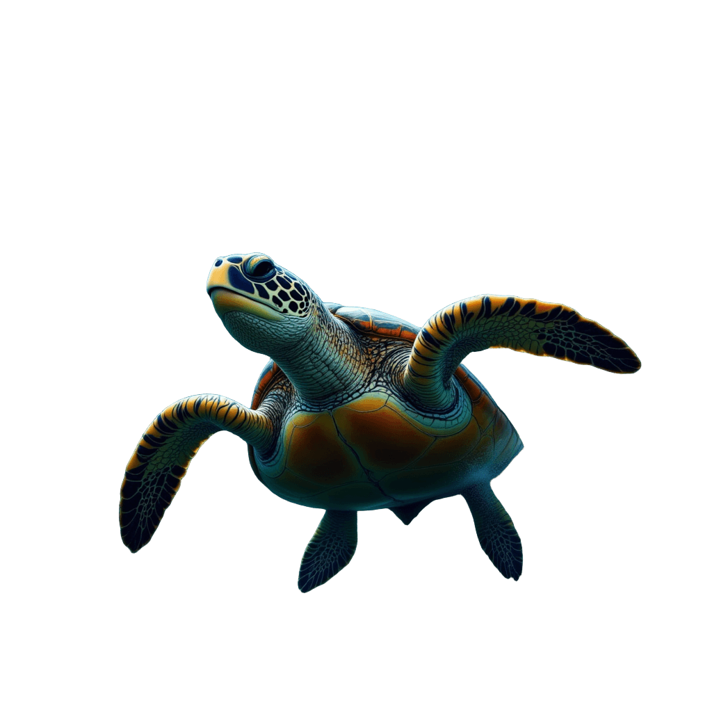 Turtle Surfing Current