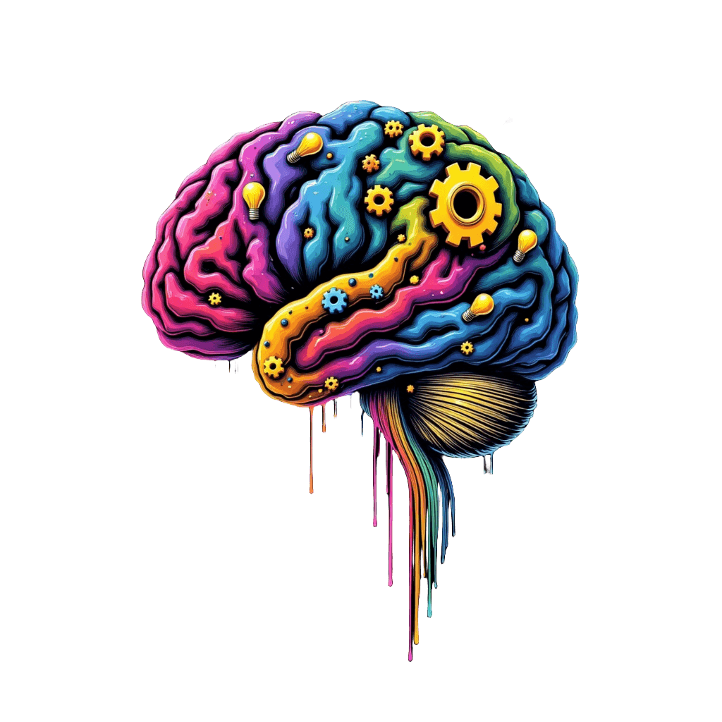 Brain Gears Lightbulbs