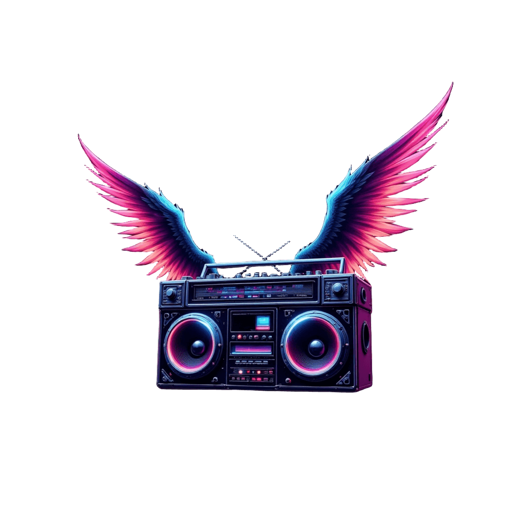 Flying Boombox Wings