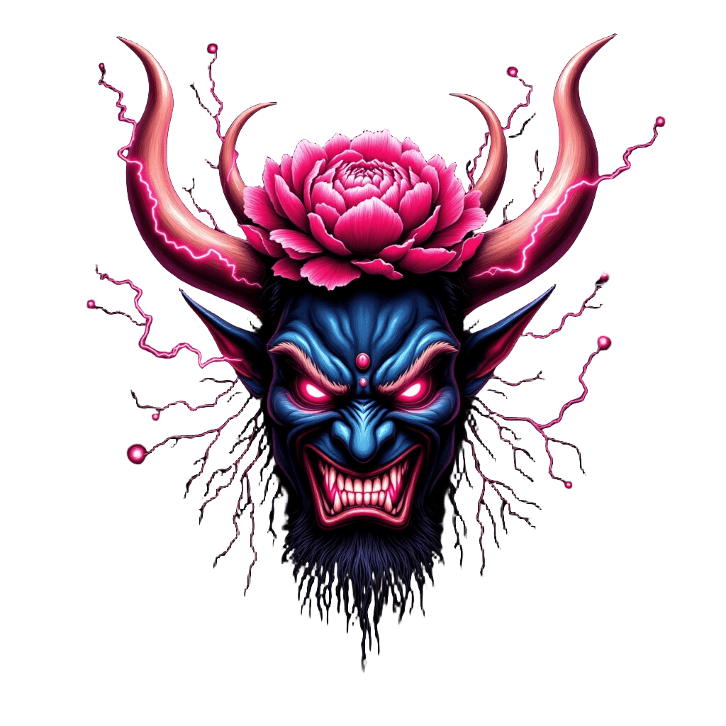 Oni Mask Peonies