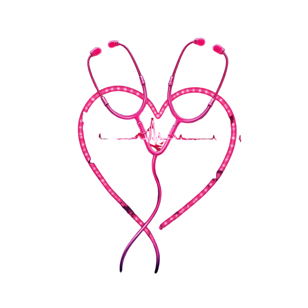 Stethoscope Heart Roses