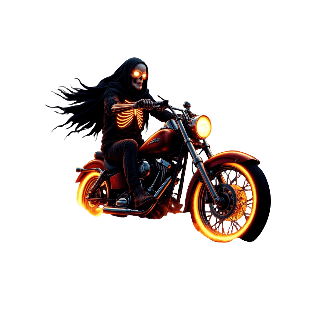 Skeleton Flame Rider