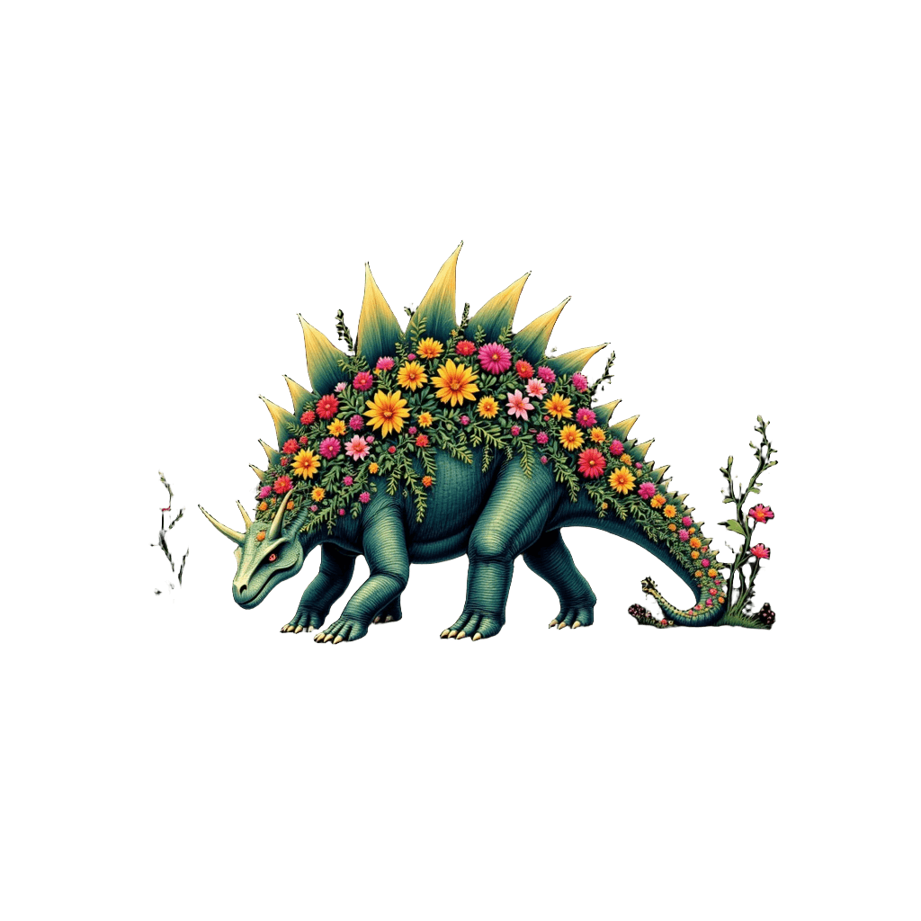 Garden Stegosaurus