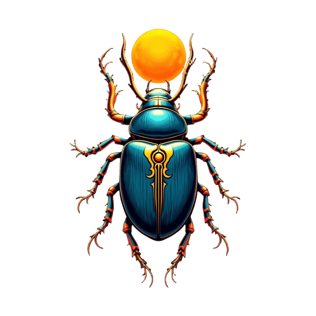Egyptian Scarab Sun