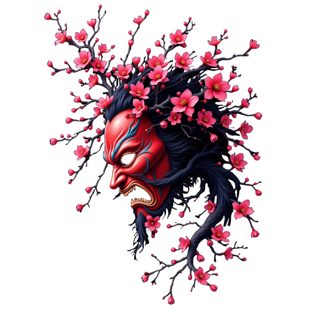 Hannya Mask Cherry