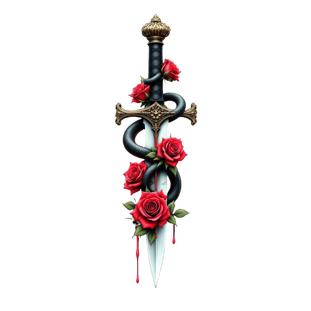 Snake Dagger Roses