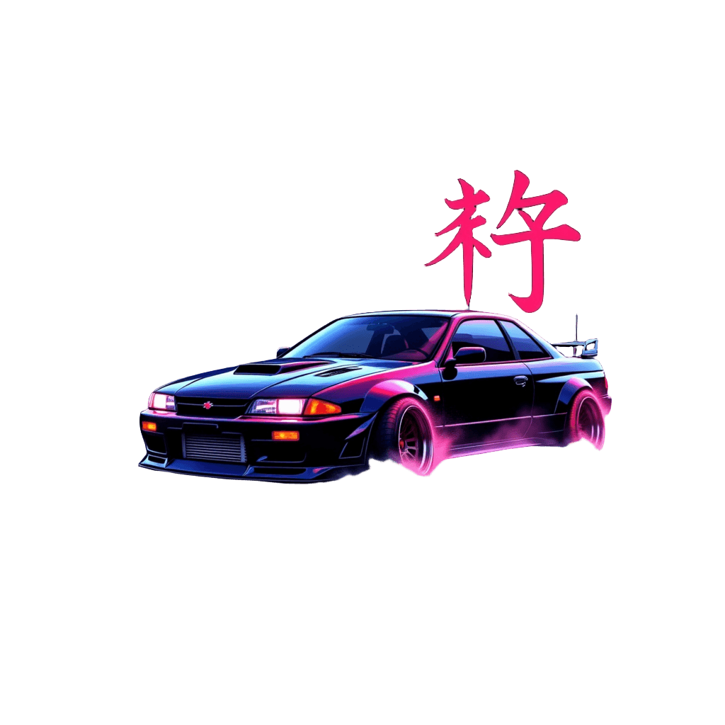 Drift Car Kanji