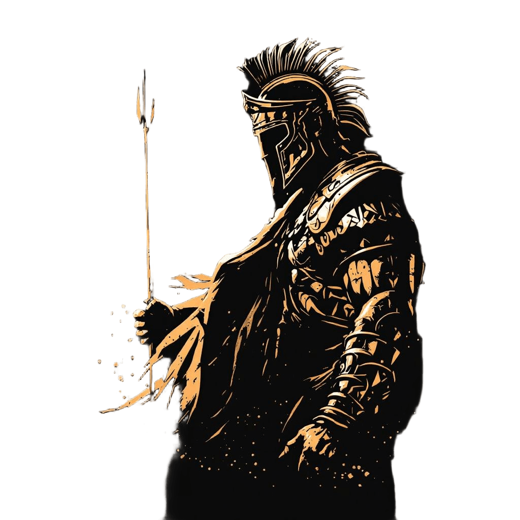 Achilles Struck by an Arrow in His Heel