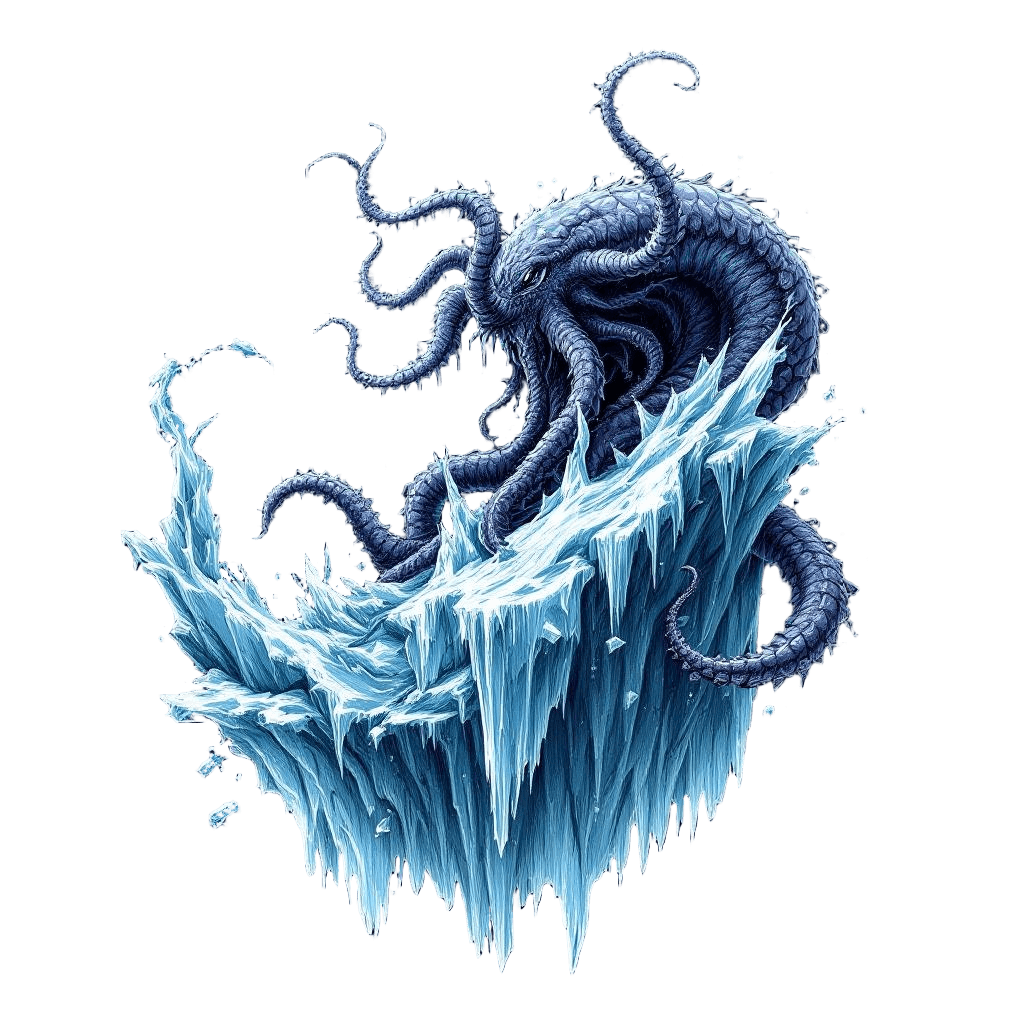 A Kraken Frozen in Arctic Ice
