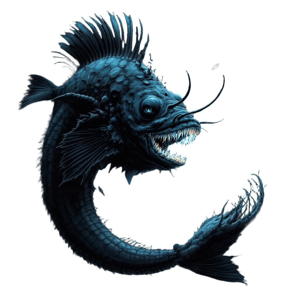 A Massive Anglerfish in the Deepest Ocean Abyss