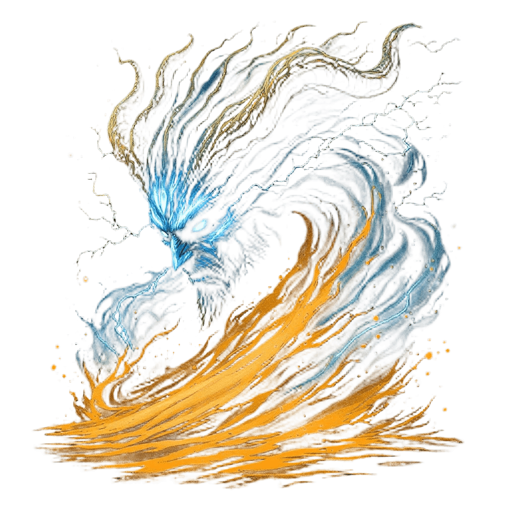 A Jinn Formed From a Desert Sandstorm