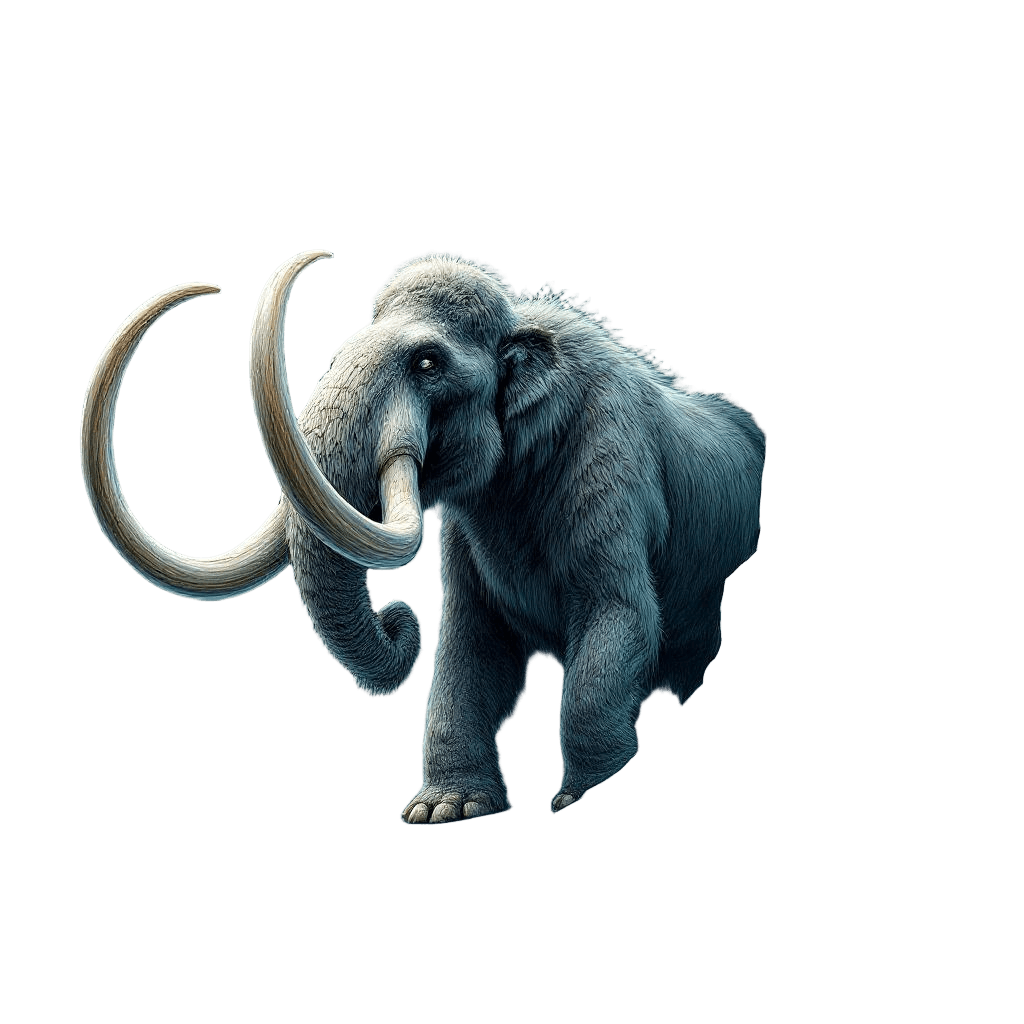 A Perfectly Preserved Mammoth Visible Inside a Glacial Ice Wall