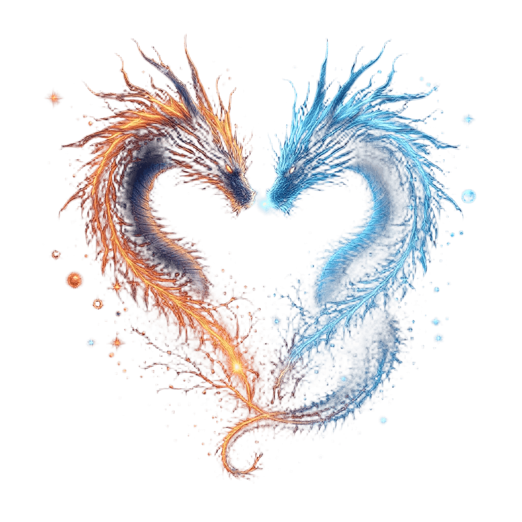 A Dragon Dissolving Into Quantum Particles on One Side and Reforming on the Othe