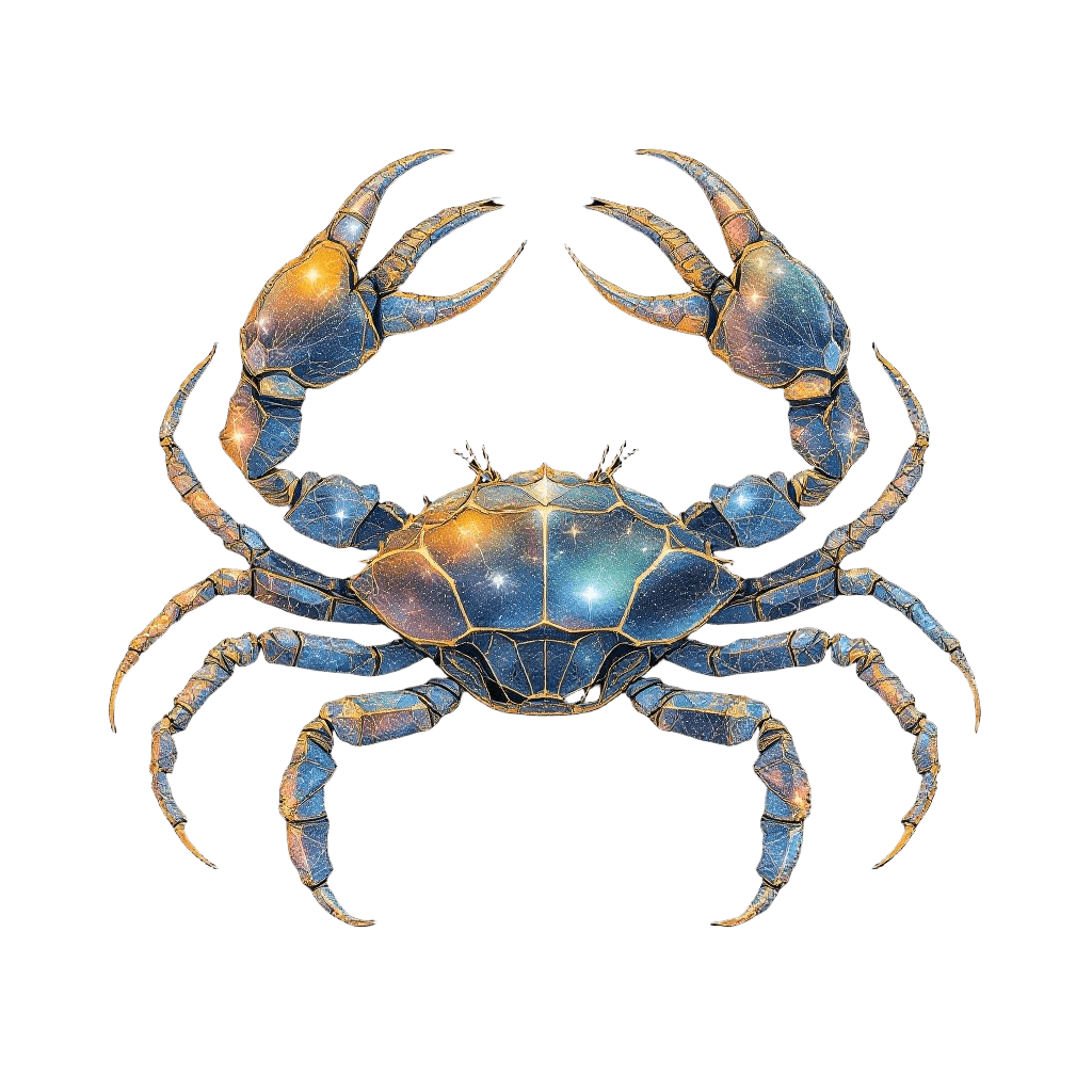 Cancer the Cosmic Crab Constellation with Nebula Shell