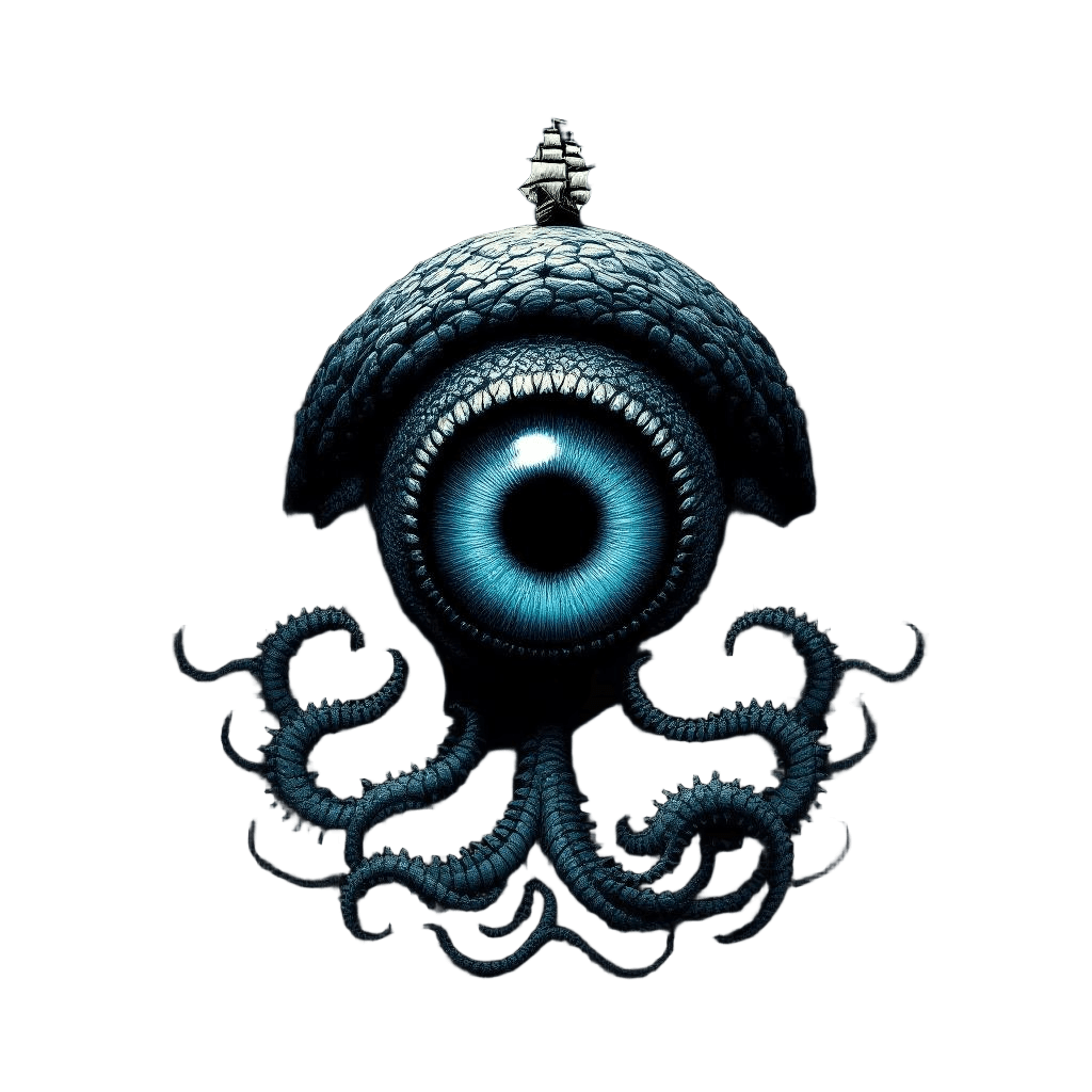 A Single Massive Kraken Eye Staring Up From the Deep Ocean