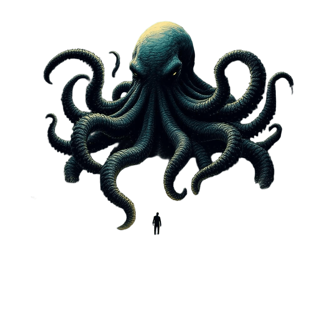 Cthulhu Rising From the Ocean Depths
