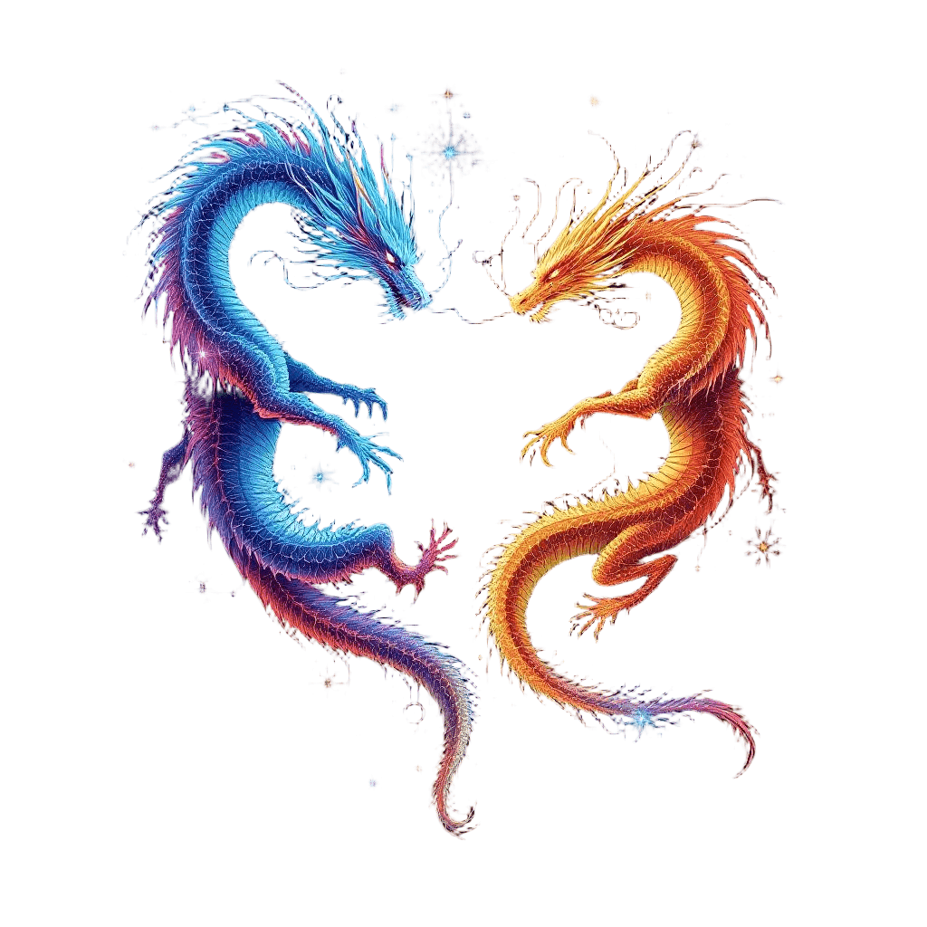 Two Dragons Quantum Entangled