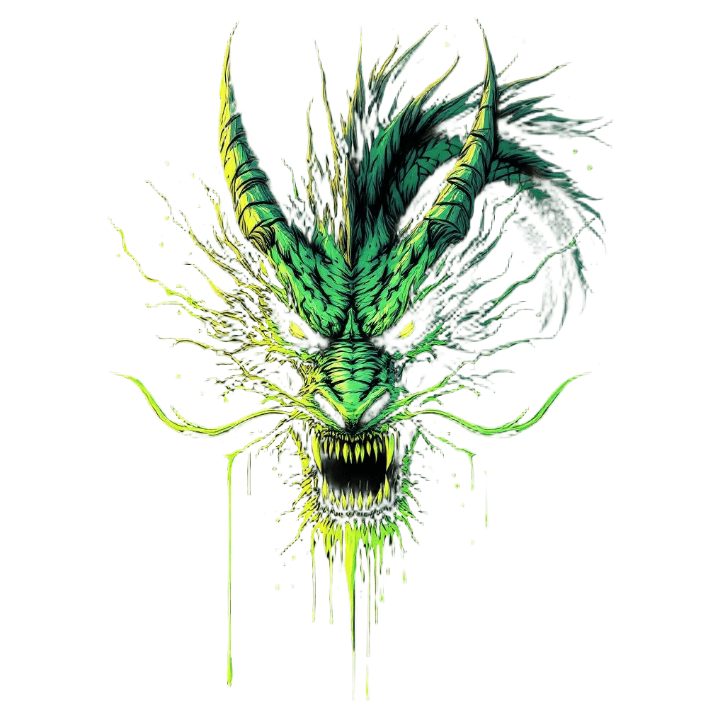 A Dragon Dripping with Acid Venom