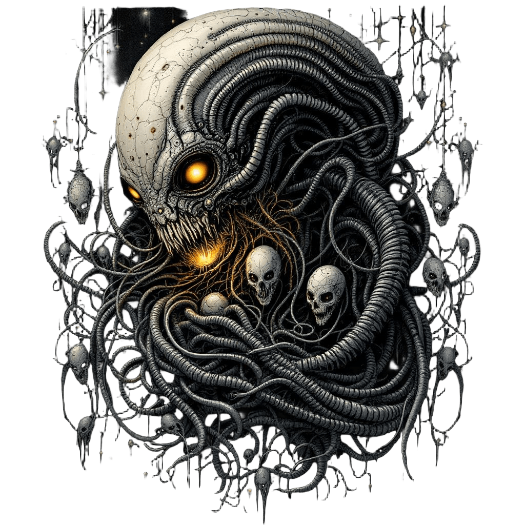 A Biomechanical Alien Queen in Her Hive