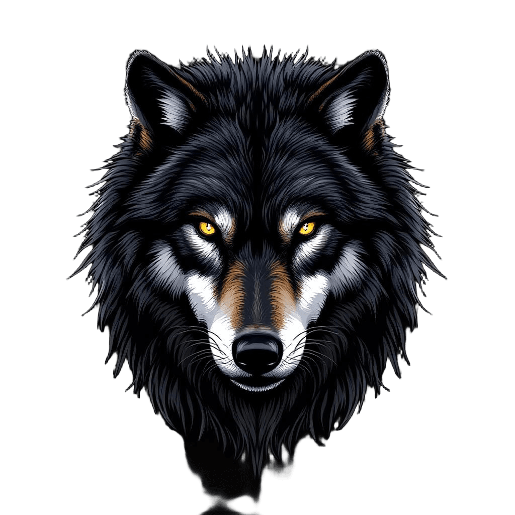 An Alpha Wolf Asserting Dominance