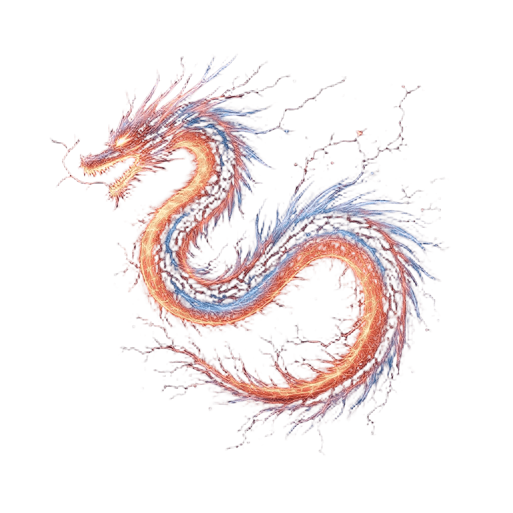 A Dragon Made Entirely of Plasma Energy