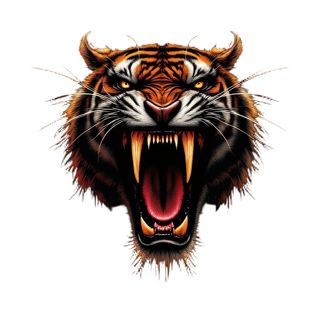 A Saber-toothed Tiger Mid-roar