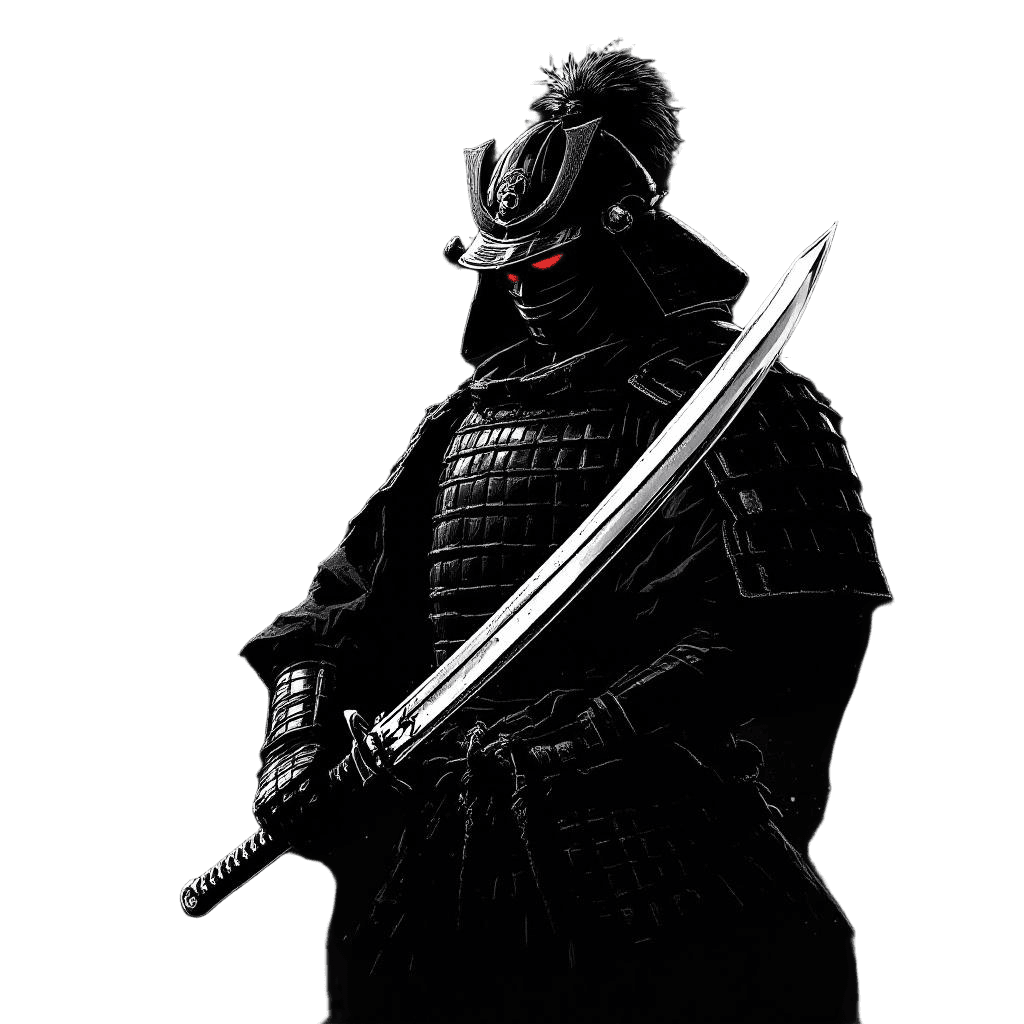 Yasuke the Legendary Black Samurai in Full Japanese Armor