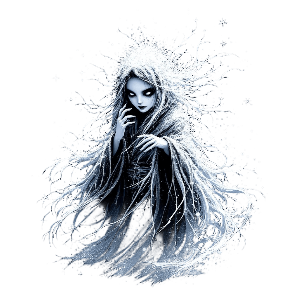 Yuki-onna the Japanese Snow Woman Spirit