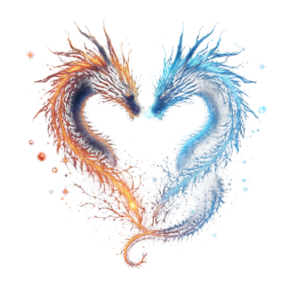 A Dragon Dissolving Into Quantum Particles on One Side and Reforming on the Othe