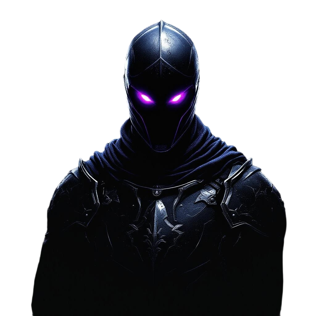 A Knight in Armor That Absorbs All Light