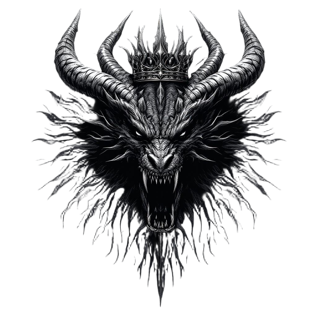 The ultimate apex predator dragon, king of all dragons, massive and terrifying, 